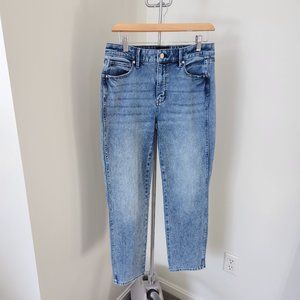 WHBM light wash straight leg jeans